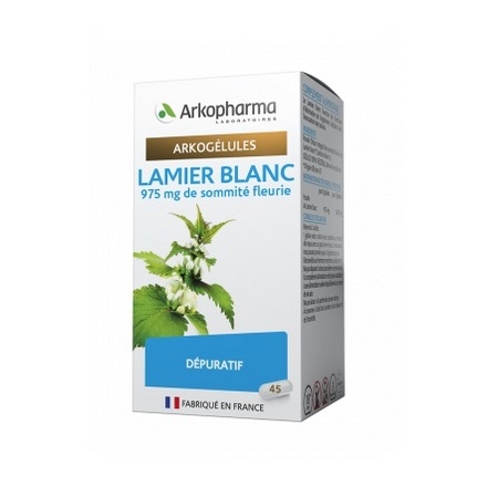 Arkopharma arkogélules lamier blanc, 45 gélules