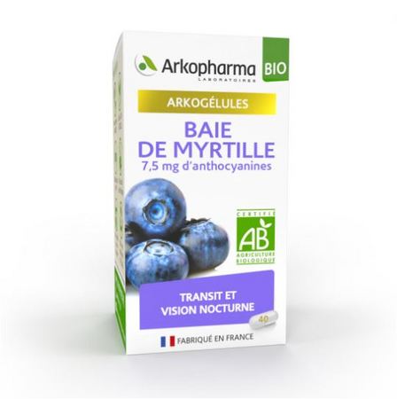 Arkopharma Arkogélules Myrtilles, 45 gélules