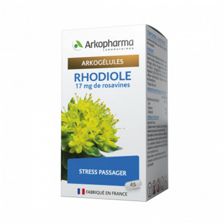 Arkopharma Arkogélules Rhodiole Stress Passager, 45 Gélules