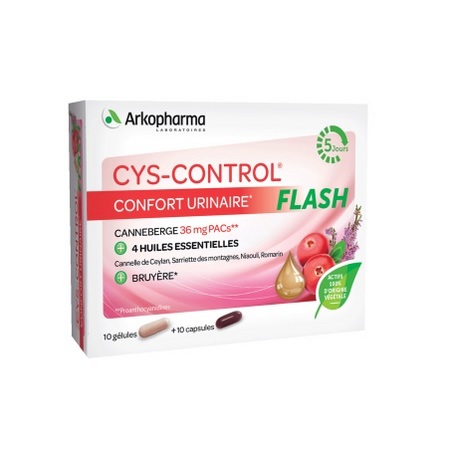 Arkopharma Cys control flash, 20 gélules