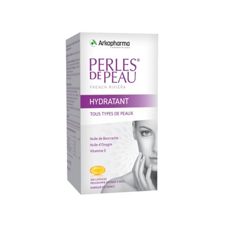 Arkopharma Perles de peau hydratant, 200 capsules