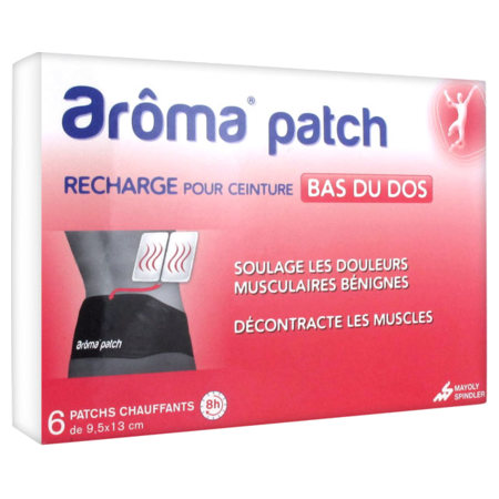 Aroma patch recharg ceinture x6