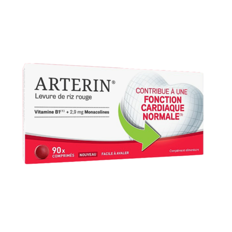 Arterin Levure de Riz Rouge, 90 comprimés