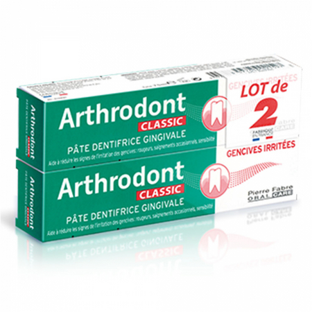 Arthrodont Classic Pâte Dentifrice Gengivale, 2 x 75 ml