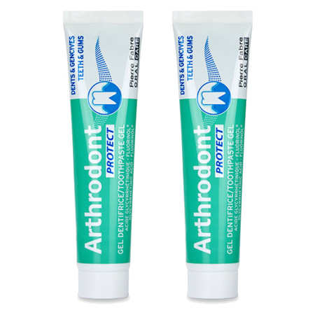 ARTHRODONT PROTECT Gel Dentifrice Fluoré, 2 x 75 ml