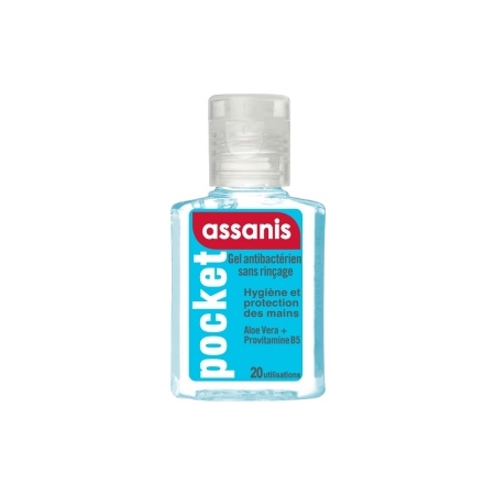 Assanis gel antibactérien assanis pocket classic - 20ml