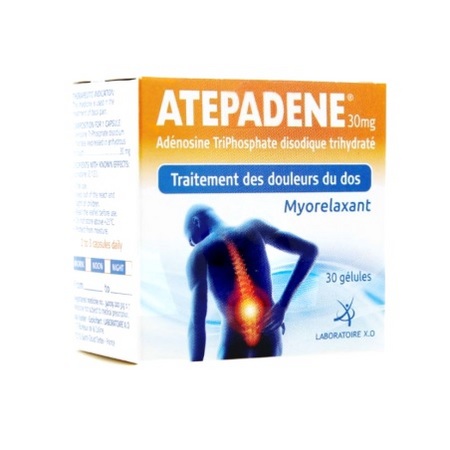 Atepadene 30 mg, tube de 30 gélules