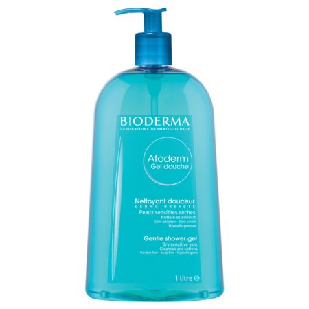 Bioderma Atoderm Gel Douche Nettoyant Douceur, Flacon-Pompe de 1L