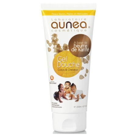 Aunea - gel lavant corps cheveux bébé enfant 200ml