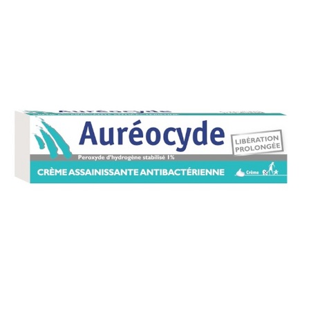 Aureocyde 1 % Crème Apasiante Assainissante Antibacterienne, 15 g