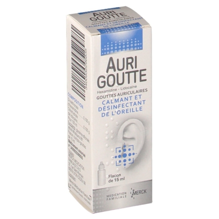 Aurigoutte, flacon de 15 ml de solution auriculaire