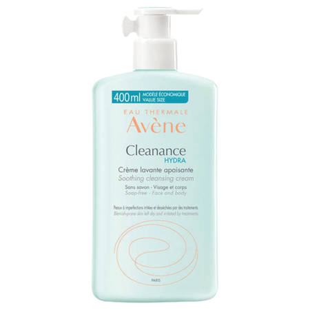 Avène Cleanance Hydra Crème Lavante Apaisante, 400 ml