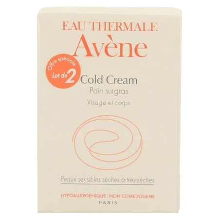 Avene cold cream pain surgras, 2 x 100 g