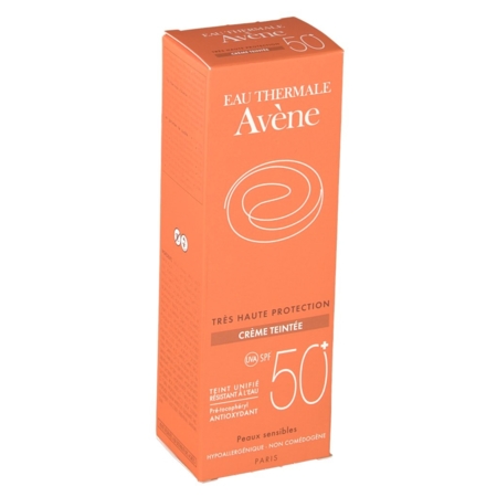 Avene solaire creme teintee spf 50+, 50 ml de crème dermique