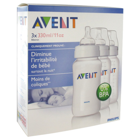 Prix de Avent allaitement au biberon biberon 330 ml classic tétine