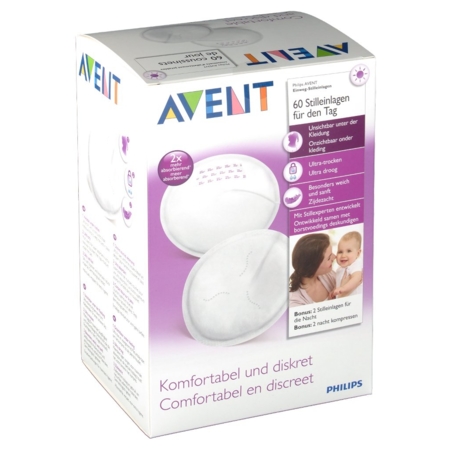 AVENT Coussinets d/'allaitement jetables nuit X20