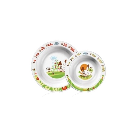 Avent repas des touts petits lot de 2 bols pour enfant de 6 mois et +