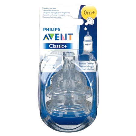 Tétine Philips Avent Classic Tétine Débit Rapide - 4 trous/6mois+