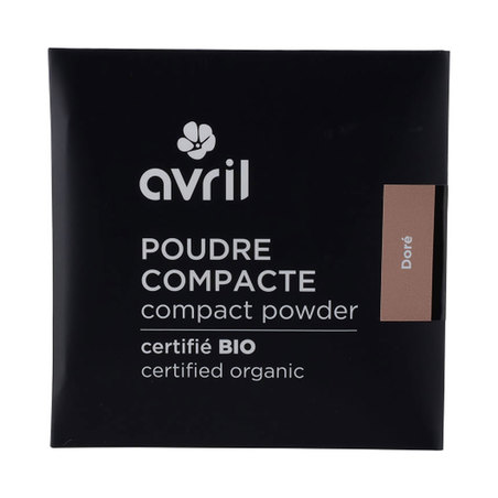 Avril Recharge Poudre Comptacte Doré Certifié Bio, 11g