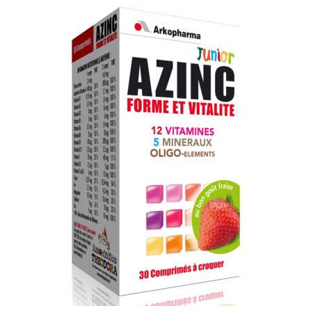 Azinc forme vitalite junior fraise cpr a croque 30