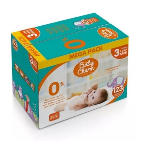 Baby Charm Change Taille 3 (4-9 kg), x 123