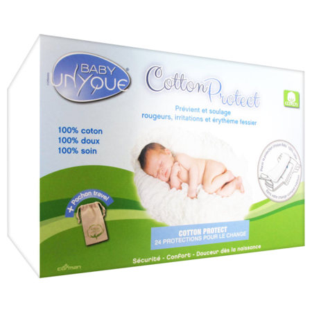 Baby unyque cotton protect bte de 24