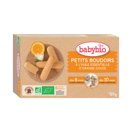 Babybio boudoirs biscuit 10 mois, 120 g