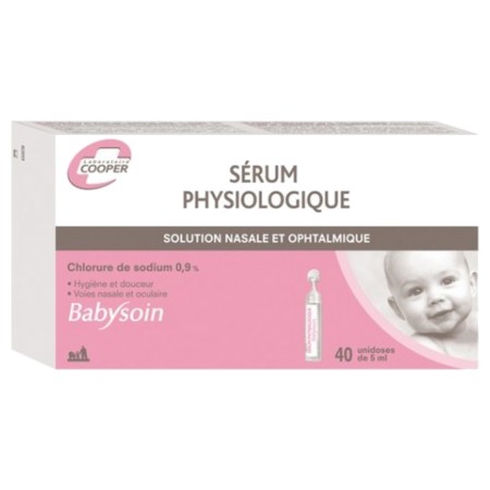 Babysoin serum physiologique unidose, x 40