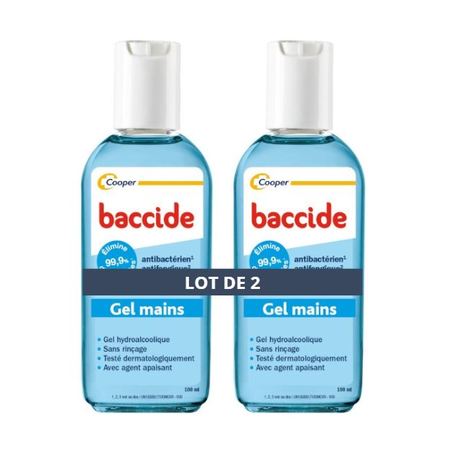 Baccide Gel Désinfectant Mains, 2x 100ml