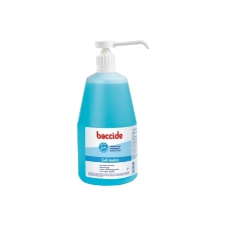 Baccide gel sans rincage mains pompe 1l