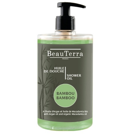 BeauTerra Huile de Douche Bambou, 750ml