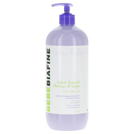 Bébébiafine crème lavante cheveux et corps -1000ml