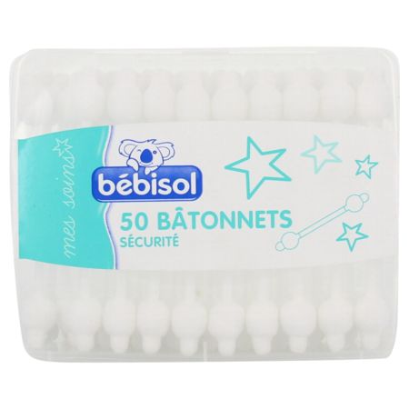 Bébisol  batonnets sécurité - boîte de 50