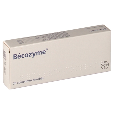 Becozyme, 20 comprimés enrobés