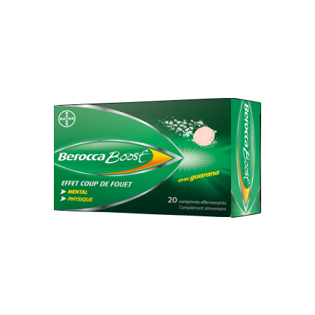 Berocca Boost 20 Comprimés Effervescents - La Pharmacie de Pierre