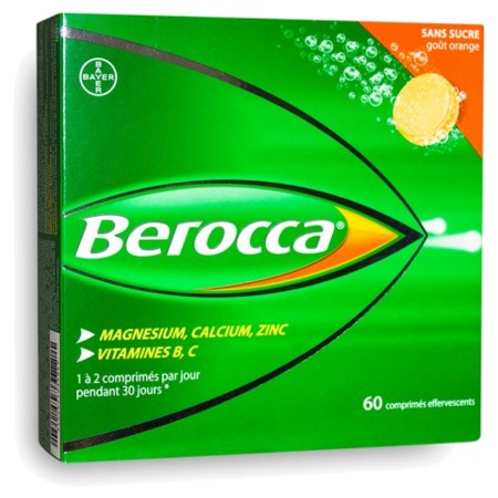 Berocca effervescent, 60 comprimés effervescents