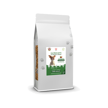 Bio'Animal Croquettes pour chien adulte Agneau, 12kg