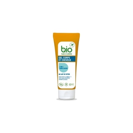 Bio secure hygiène gel douche corps et cheveux 100 ml 