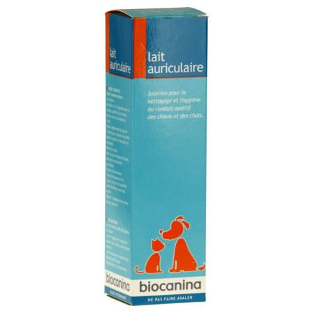 Biocanina lait auriculaire chien chat, 90 ml