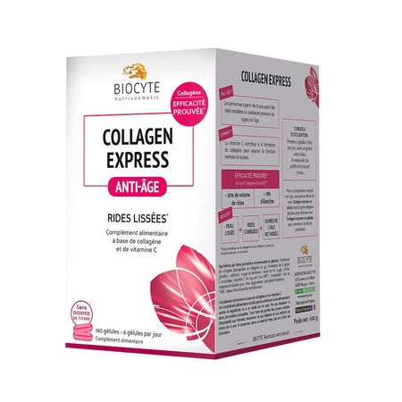 Biocyte Collagen Express Anti-âge, 180 gélules