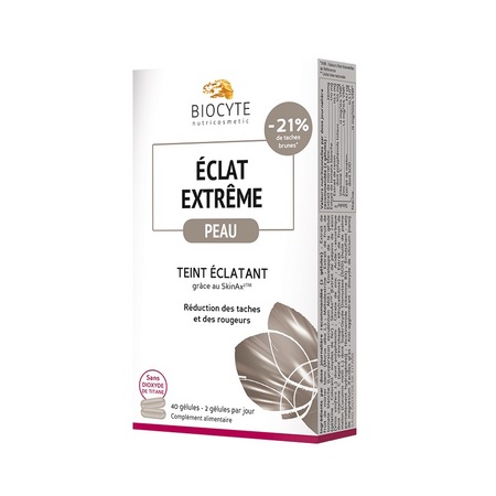 Biocyte Eclat extrême Peau, 40 gélules