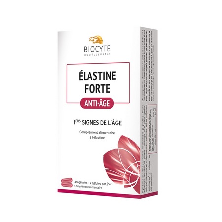 Biocyte Elastine forte anti-âge, 40 gélules