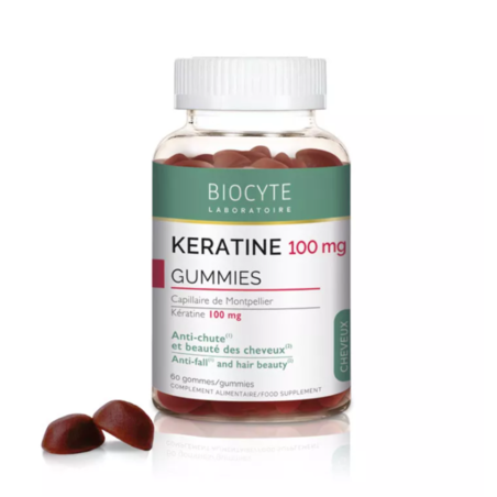 Biocyte Gummies Kératine, 60 gummies