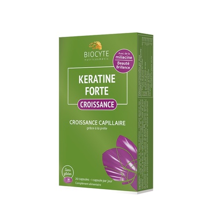 Biocyte Keratine Forte Croissance, 20 capsules