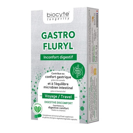 Biocyte Longevity Gastro fluryl, 30 gélules