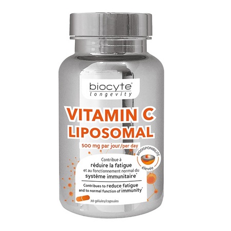 Biocyte longevity Vitamin C liposomal, 30 gélules