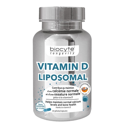 Biocyte longevity Vitamin D Liposomal, 30 gélules