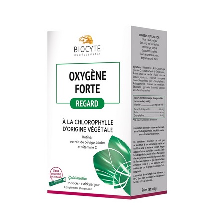 Biocyte Oxygène forte Regard, 15 sticks