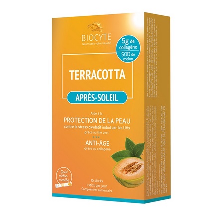 Biocyte Terracotta Après-soleil, 10 sticks
