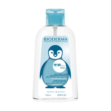 Bioderma ABCDerm H20 Eau Micellaire, Flacon de 1 L